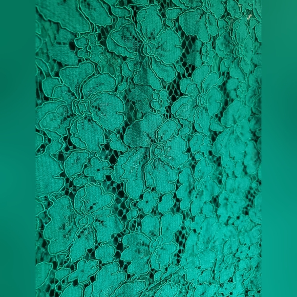 Forever21 green medium lace mini dress - Picture 3 of 4